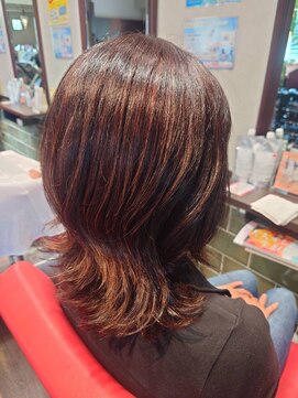 プリーズヘア(Please hair) ナチュラルハイライトカラー