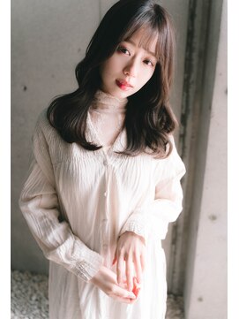 ミリィ 四日市(mily) 【mily早川】韓国風ひし形シルエットセミロング