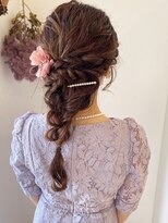 リジェールビューティガーデン(REJOUIR BEAUTY GARDEN)&nbsp;編みおろしアレンジ