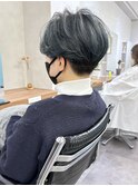 【Owll】大人カッコイイ刈り上げハンサムショート　ブルージュ