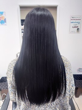 ビーズカラー ららパーク天童店 オーガニックカラーブルーアッシュ