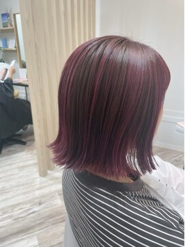 ロエネ(LOENE) 【ルイstyle】バレイヤージュ★ピンクパープル