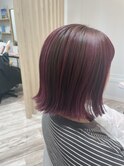 【ルイstyle】バレイヤージュ★ピンクパープル