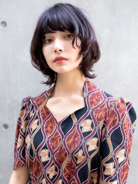 ラフィスヘアーヴィレ 福山店(La fith hair wille) 【La fith】ウルフマッシュ×パープルアッシュ