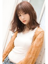 トッカ 千葉ANNEX店(tocca)&nbsp;透明感×抜け感MAX☆オレンジベージュ×ふわふわスタイル