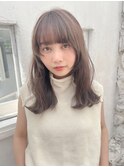 ブリーチなし透明感ミルクティーベージュ【中居】