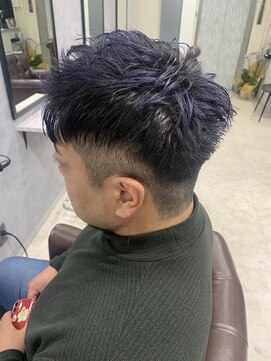 グラッジ 池袋(GLADGE) 刈り上げスタイル/パープル