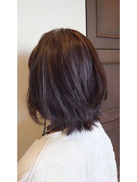 アリーナ 緑が丘店(arena) バイオレットグレー☆ハイライト