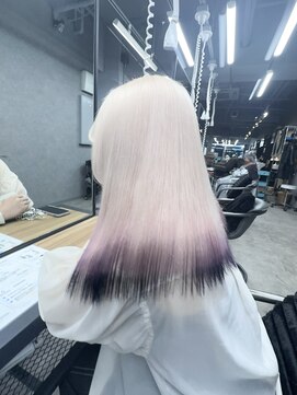 セレーネヘアーレイズ 梅田店(Selene hair Raise) white×pink×Black