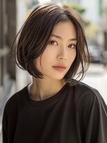 アルトリスト(Altruist Aging×HAIR&SPA)&nbsp;＠ダークアッシュ大人ガーリーボブ着物似合わせカット/髪質改善