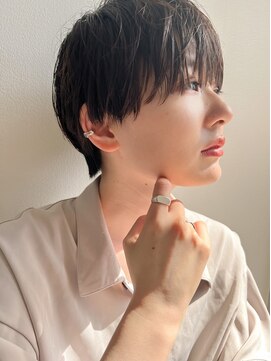 モアナ バイ ラナ 甚目寺店(MoanA BY LANA) 韓国風/透明感カラー/オリーブベージュ/ぱっつん前髪/小顔カット