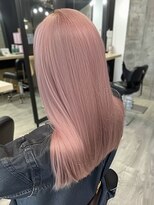 イル(iLe.)&nbsp;ピンクベージュ透明感カラー/ウルフレイヤーロング/ワンレン