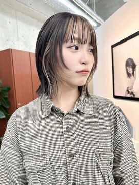 ノエ(noe) インナーカラー/顔まわりレイヤー/ボブ/20代