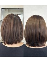 リコサロン(Lico Salon)&nbsp;艶とまとまりのあるミディアムスタイル