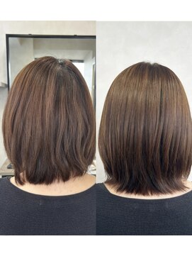 リコサロン(Lico Salon) 艶とまとまりのあるミディアムスタイル