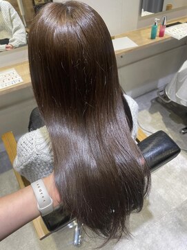 リタ(rita.) まつだて/オリーブ/グレージュ/レイヤー/艶髪