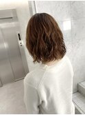 動きのあるパーマデザイン