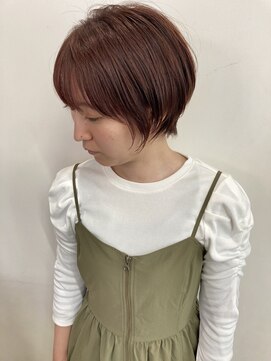 コワファースト 大分(COIFF1RST) 大人可愛いショートボブ白髪ぼかし20代30代40代/大分