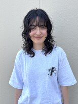 ラロ(raro)&nbsp;ウルフレイヤー+パーマで抜け感ウルフ