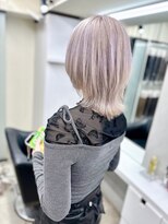 ディア(.eer)&nbsp;ラベンダーグレー×ボブウルフ/ウルフカット/ミディアムウルフ