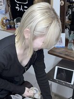 ブレイズヘアー(BLAZEhair) 【女子人気カラー】ホワイトミルクティ×ブリーチ3回