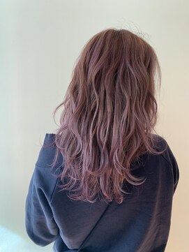 アソビ 表参道(ASOBI) ネオウルフ　グラデーション　ピンクパール 学割U24