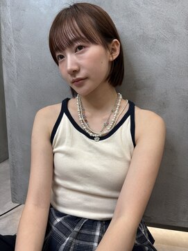 ロンドプロフィール 浦和(Lond profil) ブリーチなしカラー伸ばしかけヘア簡単スタイリング小顔ヘア