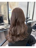 ブリーチなしダブルカラーで作るマロンベージュ♪10代20代30代
