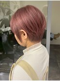 くびれショートボブ40代50代グレイカラー白髪染め白髪ぼかし