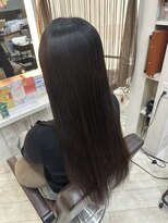 フゥカ 類家店(fuka)&nbsp;青森 八戸 ロング×縮毛矯正 広がり・うねり抑えてサラサラに