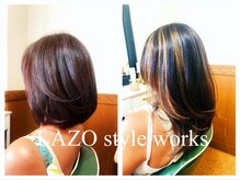 ラゾスタイルワークス(LAZO style works)の雰囲気（ミディアムレイヤーもボブも骨格に合わせて綺麗なシルエットに）