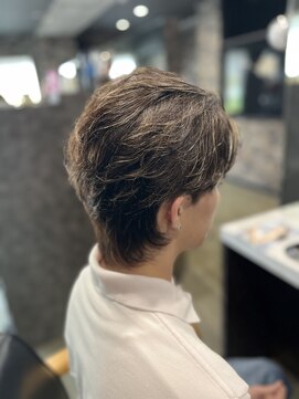 ヘアデザイナーズサロン 三嶋 ハイトーン『ニュアンスパーマ』ウルフ