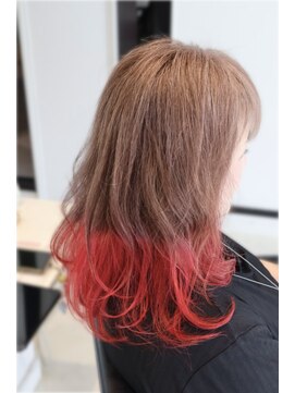 シザーズトリックス ノーブル(scissorstrix Noble) デザインカラー×毛先カラー