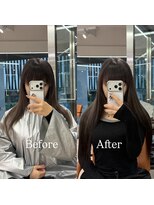 エクステ/シールエクステ専門店/梅田/ヘアセット/ヘアアレンジ/LANDS ANNEX  エクステ&nbsp;レミー人毛シールエクステ60本