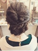 およばれヘアセット