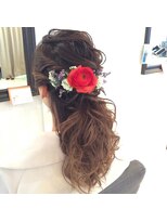 フェリーチェ(Felice)&nbsp;結婚式ハーフアップ　ブライダル　パーティー　二次会