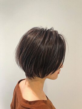 マリオ(mario) 透け感。アディクシーラベージュ×ソフトツーブロックショート