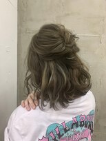 オル バイ ヘッドライト 松戸店(OLu by HEADLIGHT)&nbsp;ハイライト×カーキグレージュ