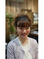 ヘアービスノ 住吉店(HAIR BISNO) 清楚系アップセット