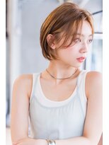 レニーバイエース(LANY by ACE) 【LANY 横浜店】大人耳掛けショート×アプリコットベージュ