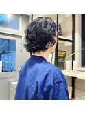 メンズパーマ　メンズスタイル　パーマ