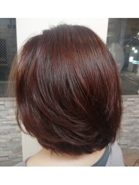 今日は美容院 2つのスタイルが出来るボブ