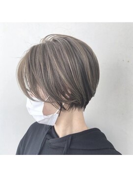 エストアール フクオカ 福岡博多店(est-r. Fukuoka) ショートヘア/くびれショート/ハンサムショート/ハイライト/博多