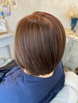 ヘアメイク ポコ ア ポコ(Hair make poco apoco)&nbsp;襟足すっきりボブ［髪質改善］［生駒市美容室］［40代50代60代］