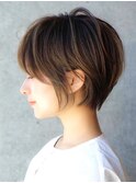 前髪あり大人ショート20代30代40代【AIN.表参道】川原大地