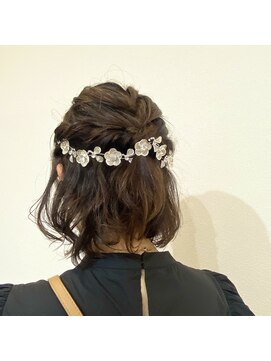 サンクチュアリ ウィズエデン 京橋店(Sanctuary with eden) ハーフアップヘアセット 20代30代40代