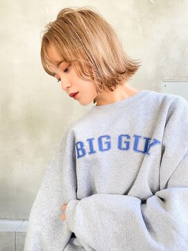 エース (ACE) ACE横浜 ベージュボブ×顎ラインボブ