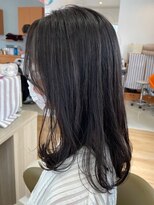 エス ハート オブ ヘアー 名東店(Heart of HAIR)&nbsp;【ES 川原】 Summer Style #22 大人かわいい暗髪韓国ヘア