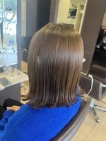 バズヘアー 土浦店(BaZu hair) ブリーチなし☆透明感抜群オリーブベージュカラー