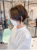 【武井俊樹】髪質改善ショート　ココアベージュグレージュカラー